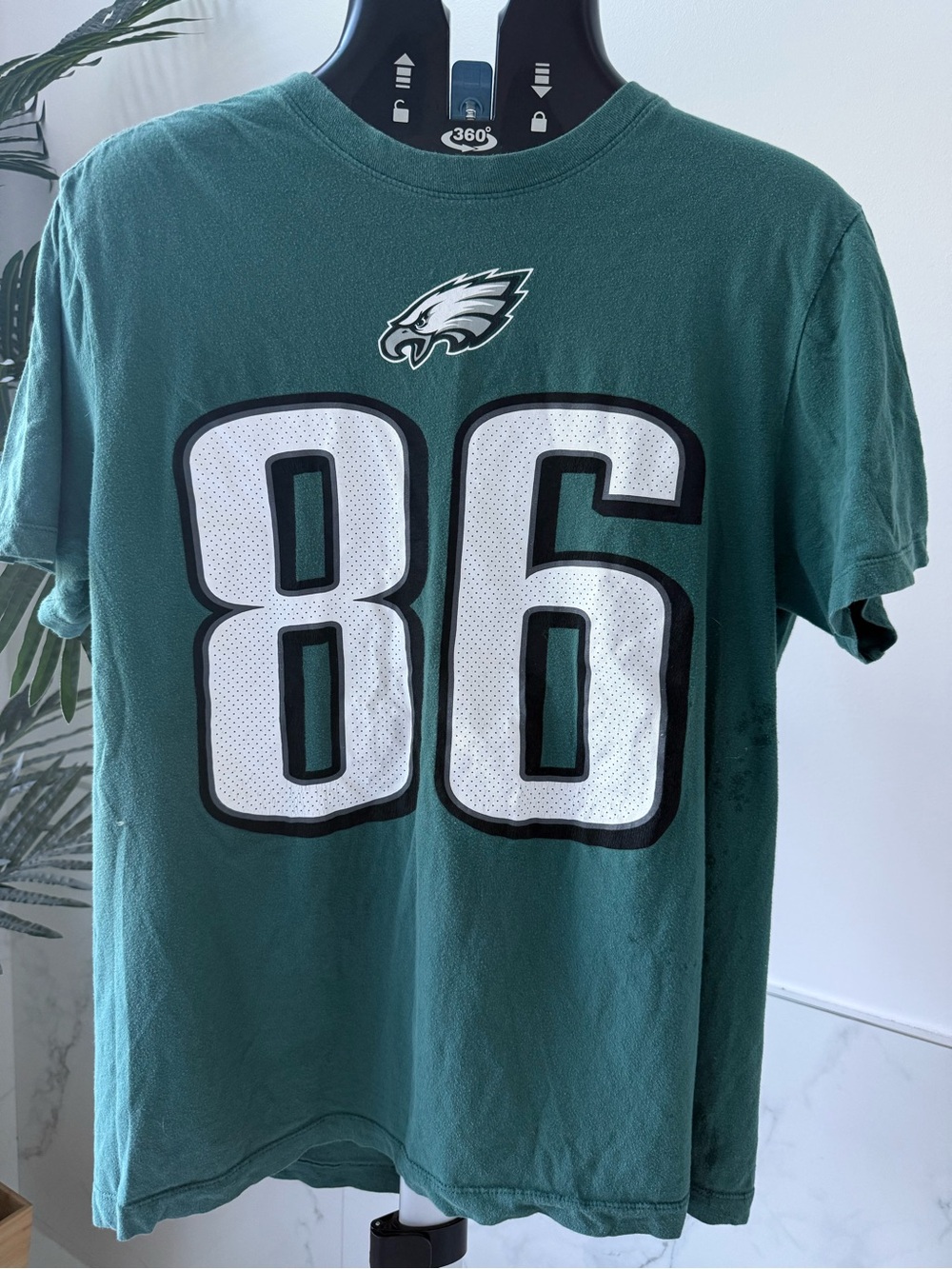 Nike Green Philadelphia Eagles #86 Short-Sleeve Jersey Tee